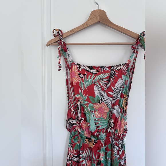 NEW! The Bikini Lab romper swimsuit coverup size XS tropical Hawaiian open back - Picture 5 of 13